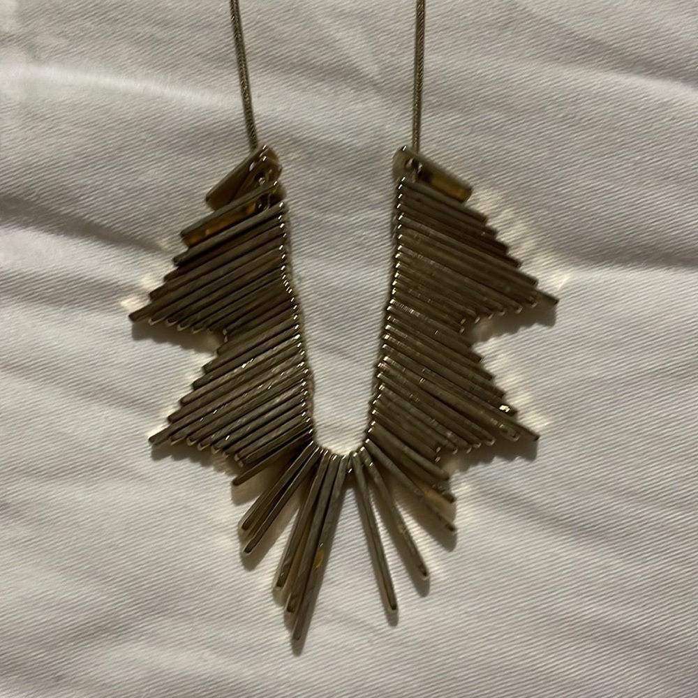 Sterling Forever Triple Layered Bar Necklace